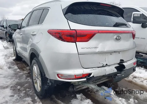 2017 Kia Sportage Lx z USA, uszkodzony, nr VIN KNDPMCAC0H7288831